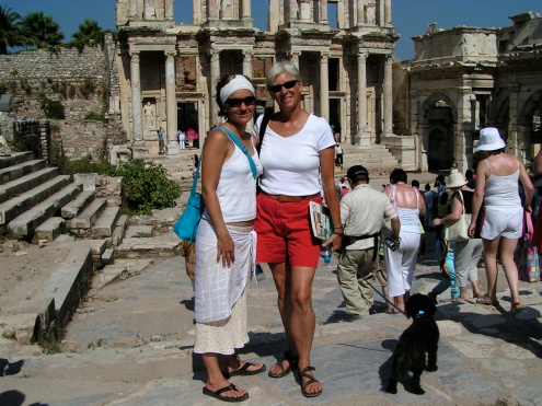 Jana & Ann Marie, Ephesus, Turkey-A Writer's Angst